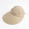 Солнцезащитная кепка Shield-Up с полной защитой (бежевый) / Летняя шляпа-роллер