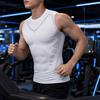 Мужская компрессионная майка, Высокоэластичный быстросохнущий спортивный жилет для баскетбола, бега, Корректор осанки, Формирующий мышцы нижний слой, Дышащий