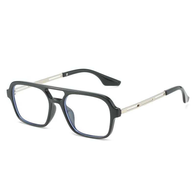 Новая корейская версия солнцезащитных очков Aviator с двойным лучом в квадратной оправе, тот же тип очков