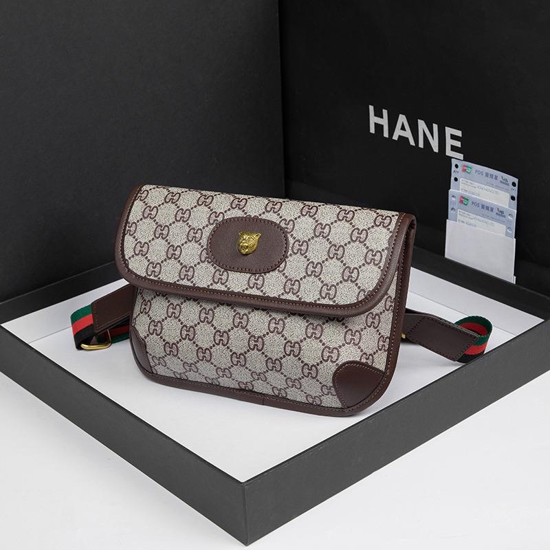 Женская сумка новая летняя кожаная сумка с тигриной головой поясная сумка повседневная на плечо кроссбоди нагрудная сумка женская маленькая сумка