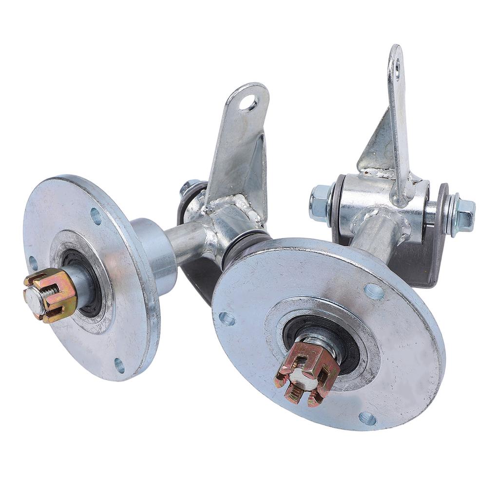 1 Pair 3 Stud Front Wheel Steering Spindle Knuckle Hub Steel Alloy for 6in Tires DIY Go Kart Quad Mini Bike