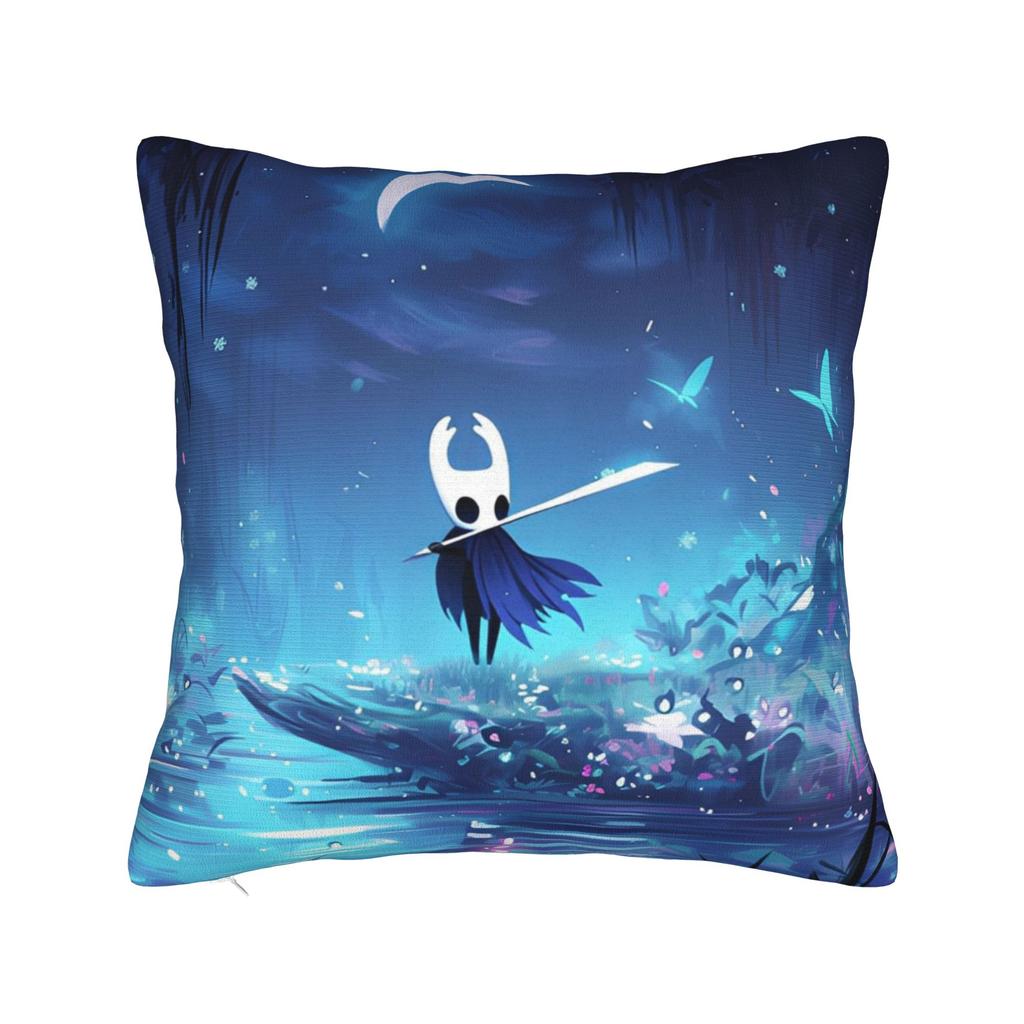 Чехлы на квадратные подушки Hollow Knight Полиэстер Автомобильный Чехол для подушки Экшен-приключение Креативный Декор Чехол для подушки 4545