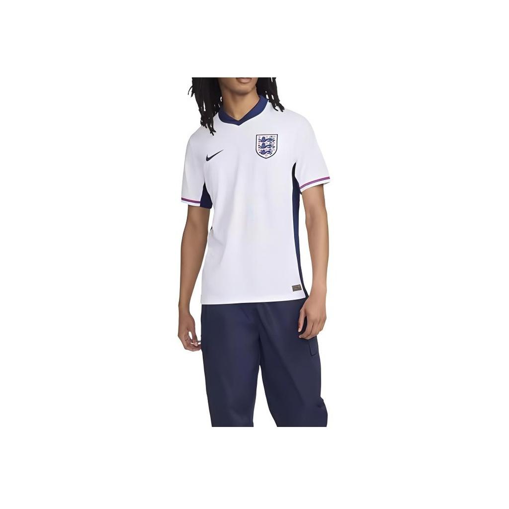 Nike Англия 2024/25 Match Home ADV Authentic Jersey Белый/Синий Void Мужская уличная одежда FJ4271-100