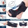 Adjustable Foot Drop Orthotic Brace Plantar Fasciitis Night Splint Elastic Dorsal for Plantar Fasciitis Heel Ankle Arch Foot Pain Achilles Tendonitis