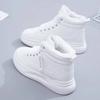 Fashion Winter Women's Shoes Warm Fur Plush Ladies Casual Shoes Lace Up Fashion Sneakers Platform Snow Boots Big Size Female Footwear