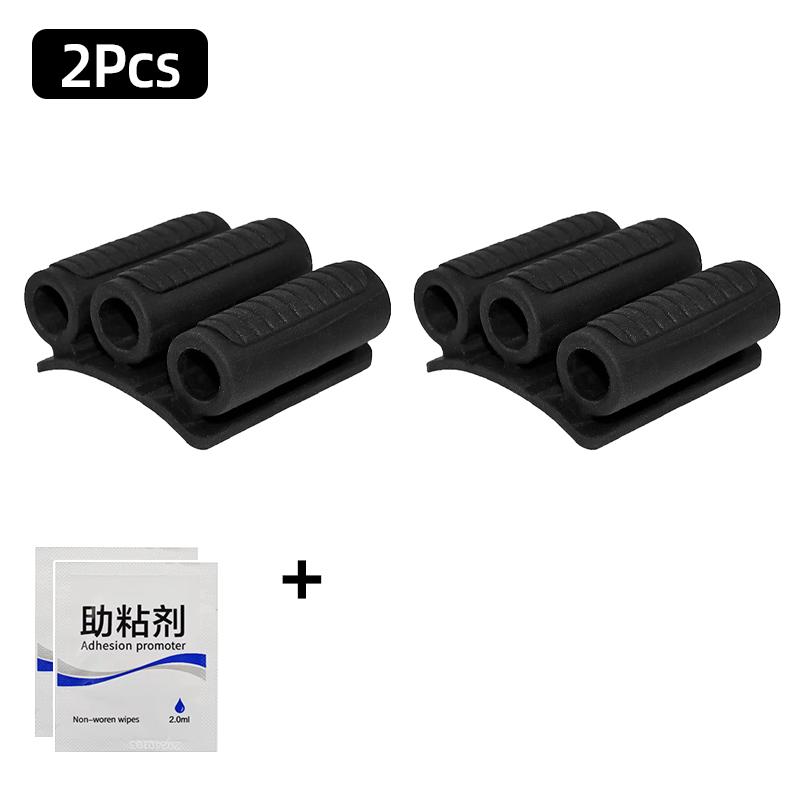 Держатель для отверток с 3 отверстиями, футляр для хранения сверл с шестигранным хвостовиком 1/4 с двухсторонней клейкой лентой 3M (3 метра), аксессуары для инструментов