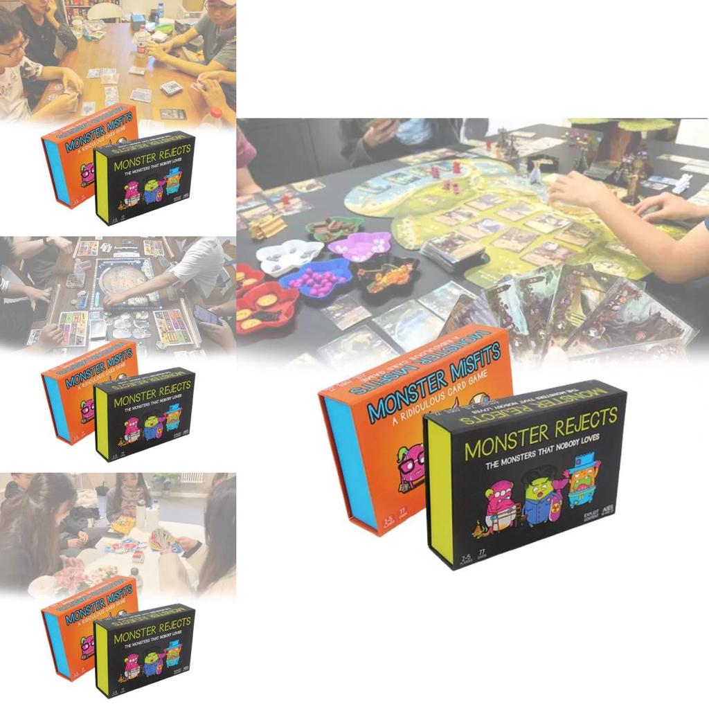 Fun Filled Monster Misfits Rejects Card Game Perfect For Family Bonding And Game Nights