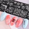 1 Pc Snake Nail Art Stamping Plates Wild Animal Prints Leopard Tiger Skins Nail Stencils Flower Lace Stamping Templates