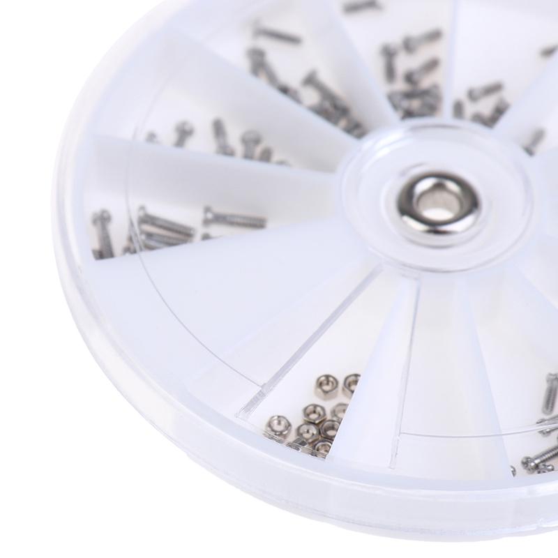 120 шт./кор. набор винтов для очков из нержавеющей стали с небольшой отверткой