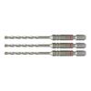 Concrete Drill Bit Set Cushion Drill 3.4mm 3 Pieces ACD-3S-3.4