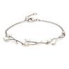 [G9298] - Silver Bracelet 'Goddess Opal' Silver White (rhodium-plated) - 9 Mm