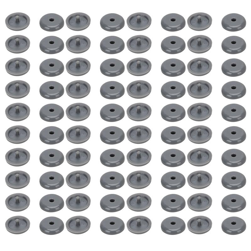 10/50pcs Car Safety Seat Belt Buckle Stopper Automobile Seatbelt Spacing Limit Stop Plastic Black Gray Beige Button Accessories