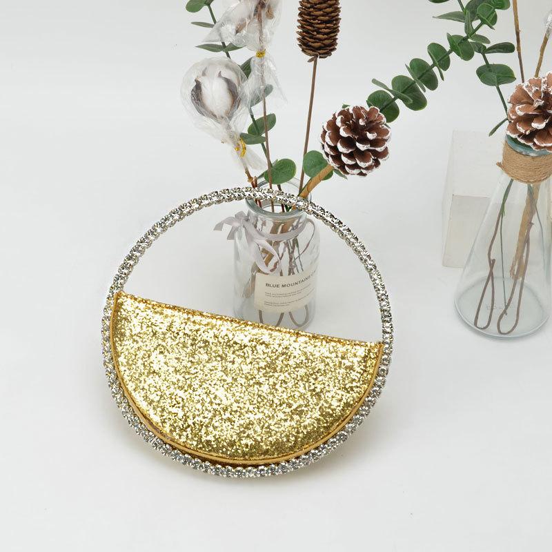 Женская сумка PU Diamonds Fashion Solid Zipper Handbag MINI Bag Кошельки и сумки Вечерние сумки-клатчи Luxury