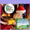 Календарь обратного отсчета на Рождество «Прибытие динозавров» 24 дня, игрушка с фигурками динозавров для детей и праздничный декор
