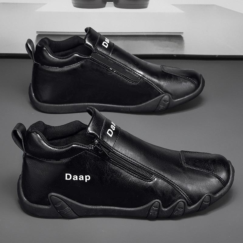 Men's Shoes Spring New High-top Casual Shoes Men's Work Work Tooling Shoes Versatile Outdoor Hiking Shoes