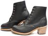 3405 CLARA Lace Up Heel Boots Black Boundary [Red Wing] Women's US7B-Approx. 24.0cm