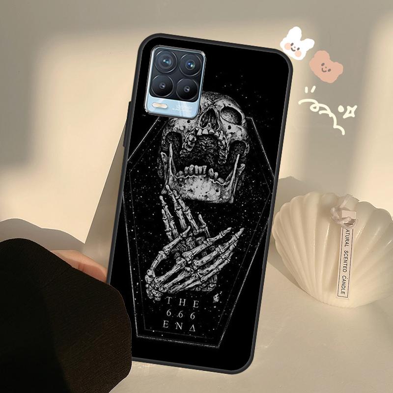 Забавный череп для Realme 8 9 Pro Plus GT Neo 2 GT Master 9i 8i, чехол для телефона OnePlus 9 10 Pro 9R Nord2