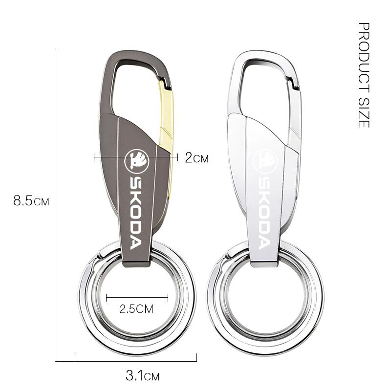 BBHW3 Jewelry gift for car keychain bracket with buckle For New Skoda Octavia Kodiaq Fabia Superb Karoq Yeti Rapid Mk3 Vrs