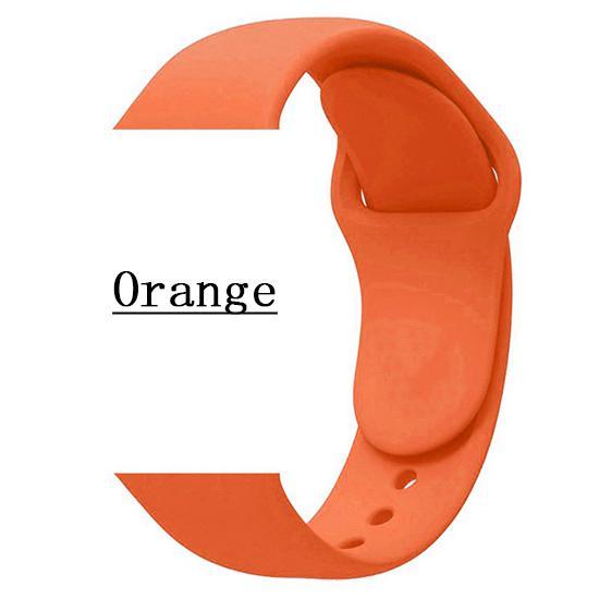 Sport Band For Apple Watch Series 1 2 3 4 5 SE 6 Wrist Strap Soft Silicone for 38mm 40mm 42mm 44mm