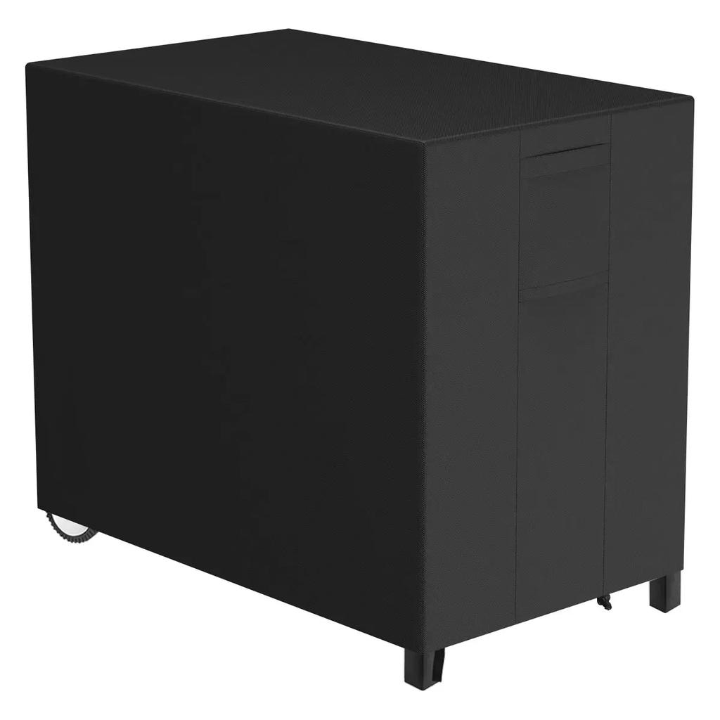 Grill Table Cover 420D Oxford Cloth Pizza Oven Table Cover for Patio Outdoor Kitchen Weatherproof Durable BBQ Gas Grill Cover