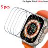Защитное стекло для Apple Watch Ultra 49 мм Аксессуары Защита от царапин Водонепроницаемое Закаленное стекло HD Полная пленка iWatch Ultra 49 мм