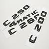 3D ABS Car Letters Logo C200 C250 C260 4MATIC Rear Trunk Badge Emblem Sticker For Mercedes Benz C Class W206 Tail Accessories DY6