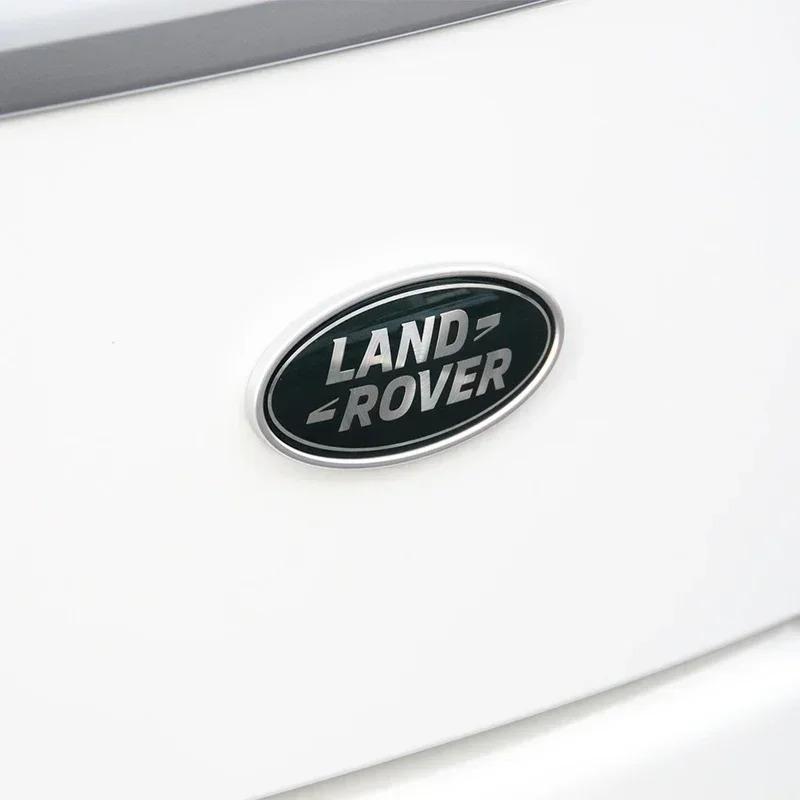 3D Car Front and rear Emblem Badge Sticker For Land rover SVR Discovery Velar Evoque Freelander Range Rover L322 car accessories SA0