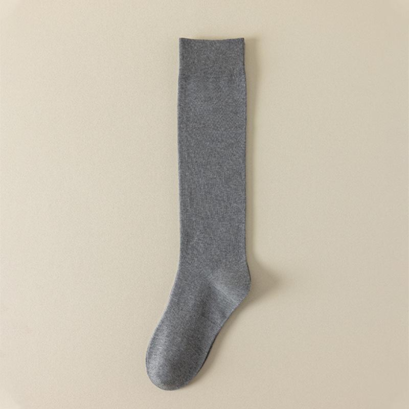 Женские гольфы, осенне-зимние хлопковые, слегка компрессионные, утягивающие и придающие ногам красивую форму, черные осенне-зимние гольфы