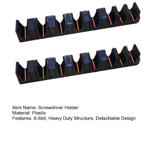 1/2 шт. Модульный органайзер для отверток, 8-слотовый, прочный, съемный, нескользящий, ящик для инструментов, полка для инструментов, держатель для гаечного ключа, отвертки, молотка, плоскогубцев