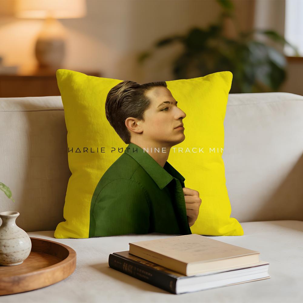 Hot Singer CCharlie PuthS Cushion Cover Short plush pillowcase for bed sofa carwashable