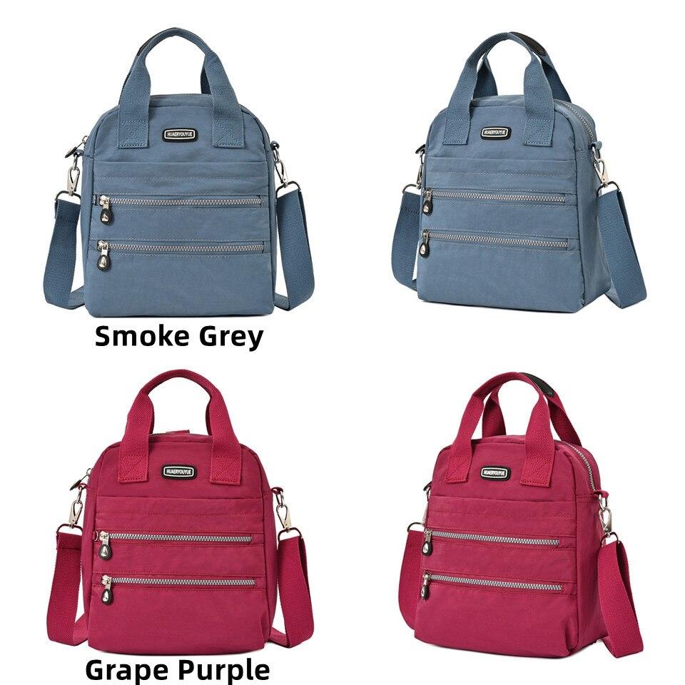 Модный водонепроницаемый нейлоновый рюкзак, женский повседневный рюкзак, сумка на плечо, нейлоновая школьная сумка большой вместимости, рюкзак