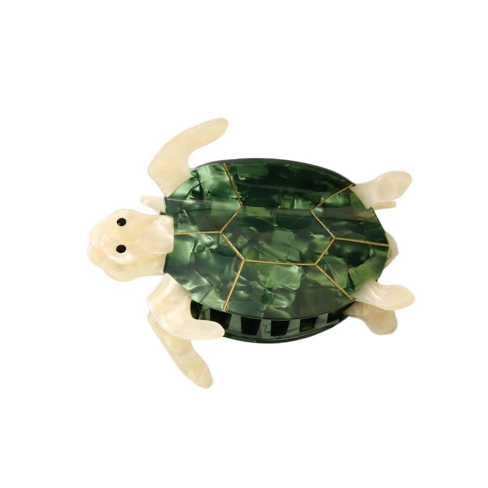 Уксусная Кислота Ацетат Черепаха Коготь для Волос Морское Существо Большая Акула Зажим Забавный Животное Зажим для Волос Девочка