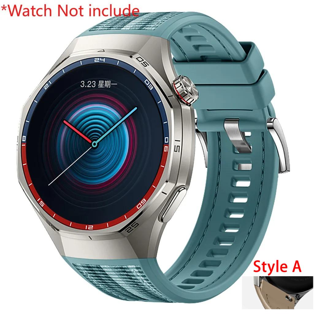 Силиконовый + Тканевый Ремешок для Huawei Watch GT6 Pro 46мм Спортивный Ремешок для Huawei Watch GT6 Pro 46мм Браслет Correa Аксессуары