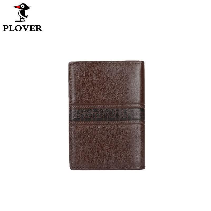 PLOVER Genuine Leather Business Card and Card Holder