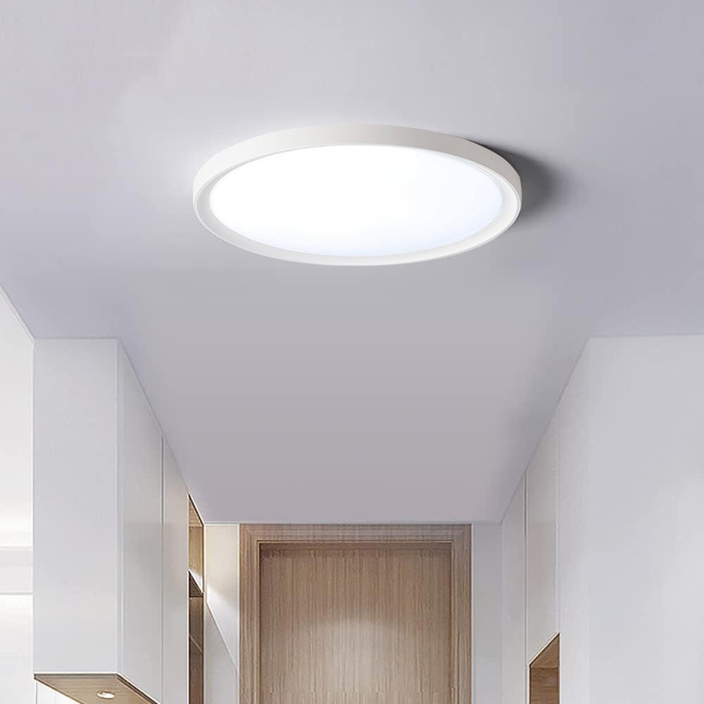 15-дюймовый большой потолочный светильник, 36 Вт, современный круглый светильник, белый потолок