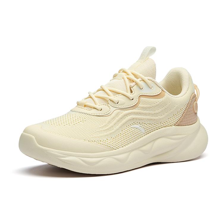 ANTA Mianbomb 2 Running Shoes Women's Low Top Oat White/Clay 922225535-5