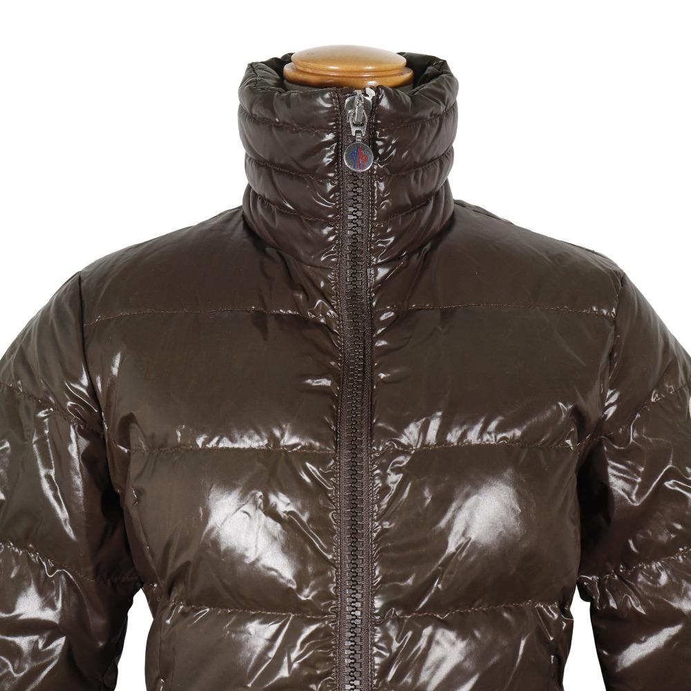 Moncler Пуховик TIVOLI 45311 Коричневый Нейлон Женский Б/У