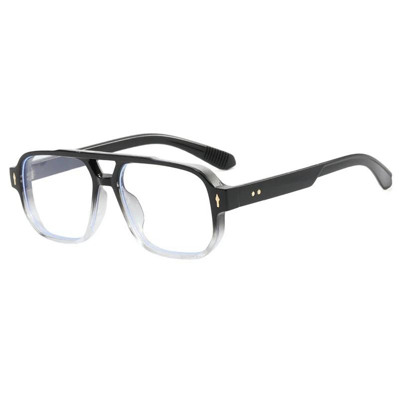 Retro Rivets Square Sunglasses Women Fashion Brand Designer Gradient Shades Uv400 Men Trending Steam Punk Sun Glasses For Men