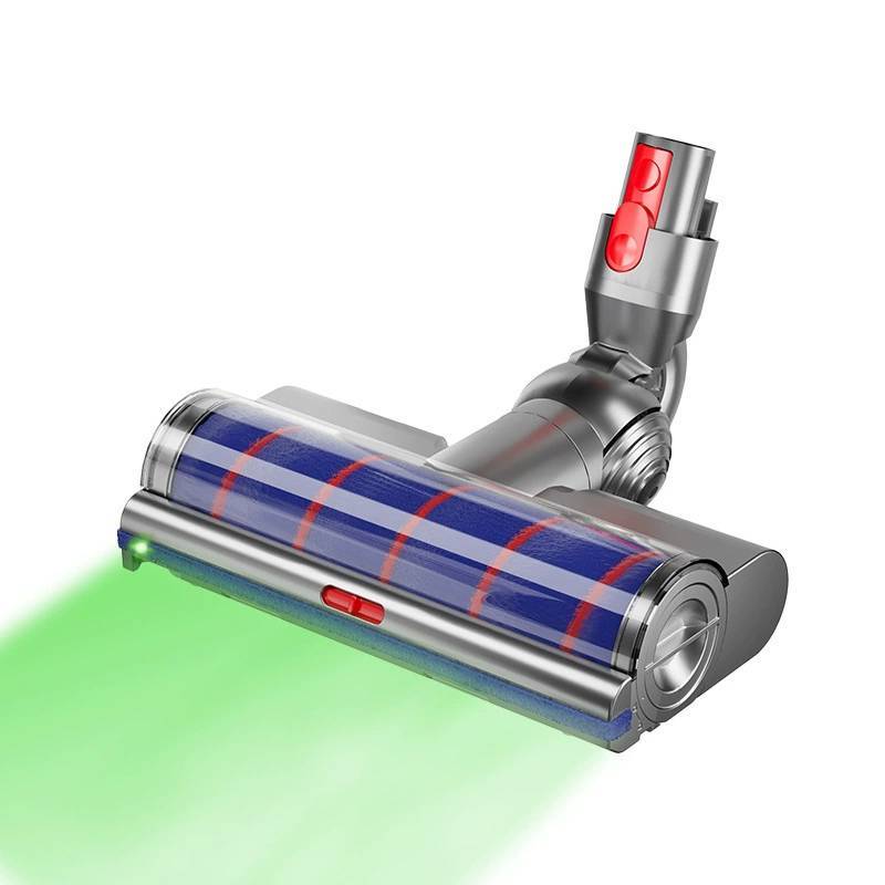 Для Dyson V7 V8 Напольная щетка со светодиодной подсветкой для уборки дома и с функцией быстрого снятия