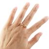 Personality Gold Women Silver Double Ball Knuckle Male Jewelry Unisex Rings Joint Ring Copper Ring