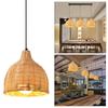 Bohemian Style Rattan Woven Ceiling Lamp Pendant Light Chandelier Lighting Fixture Tea Room Decor