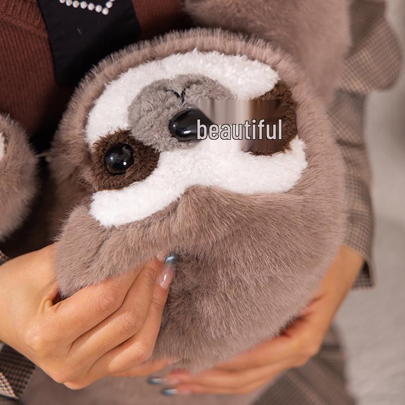 Новая плюшевая игрушка Ленивец, обезьянка и щенок, подушка-компаньон для сна, подарок