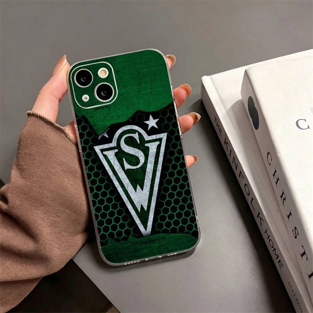 Крутой чехол для телефона S-Santiago W-Wanderers-1892 для iPhone17,16,15,14,13,12,11 Plus,Pro Max Мягкий прозрачный чехол