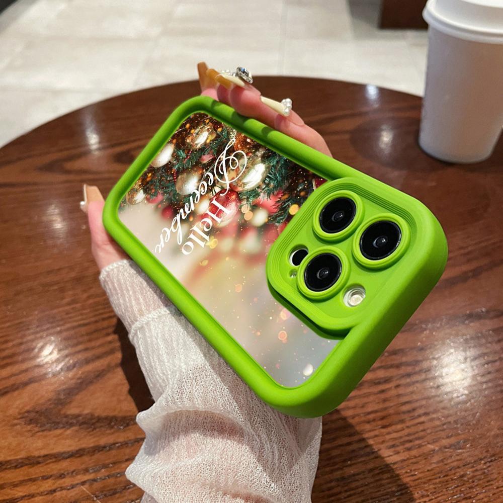 N118 Новогодний Веселый Рождественский дизайн Мягкие чехлы для телефонов Angel Eyes для iPhone 16 15 14 13 11 Pro Max 8 7 6s Plus 12 mini XR XS Max SE Противоударный чехол