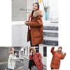 Premium Quality In The Long Section Of Down Cotton Women's Fashion Thickening Casual Wind Coats For All Occasions