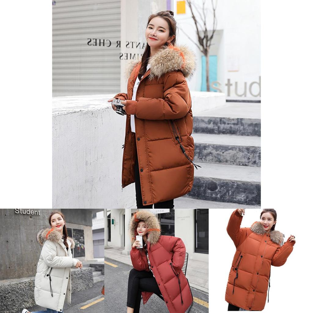 Premium Quality In The Long Section Of Down Cotton Women's Fashion Thickening Casual Wind Coats For All Occasions