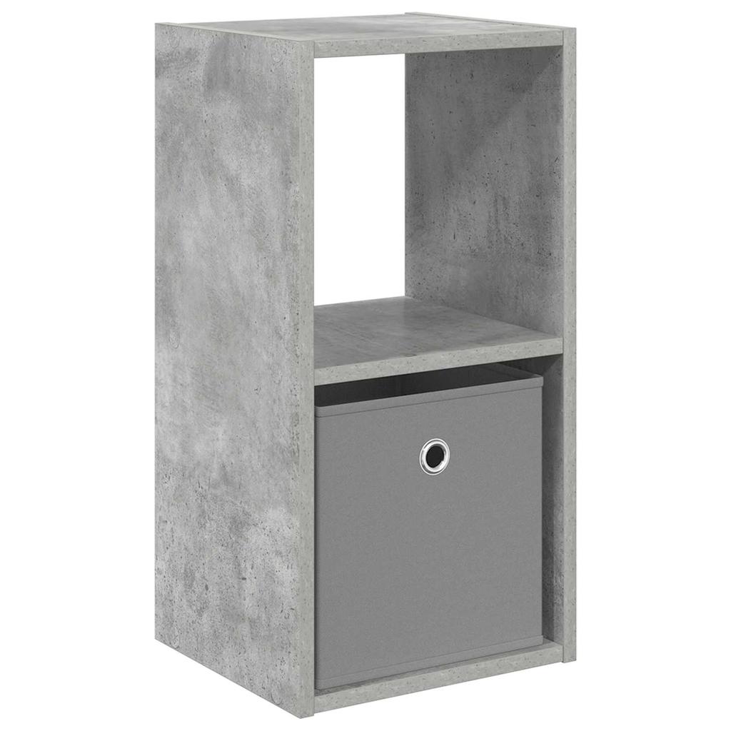 Nightstand Concrete Gray 30.5 x 27 x 59.5 cm Engineered Wood