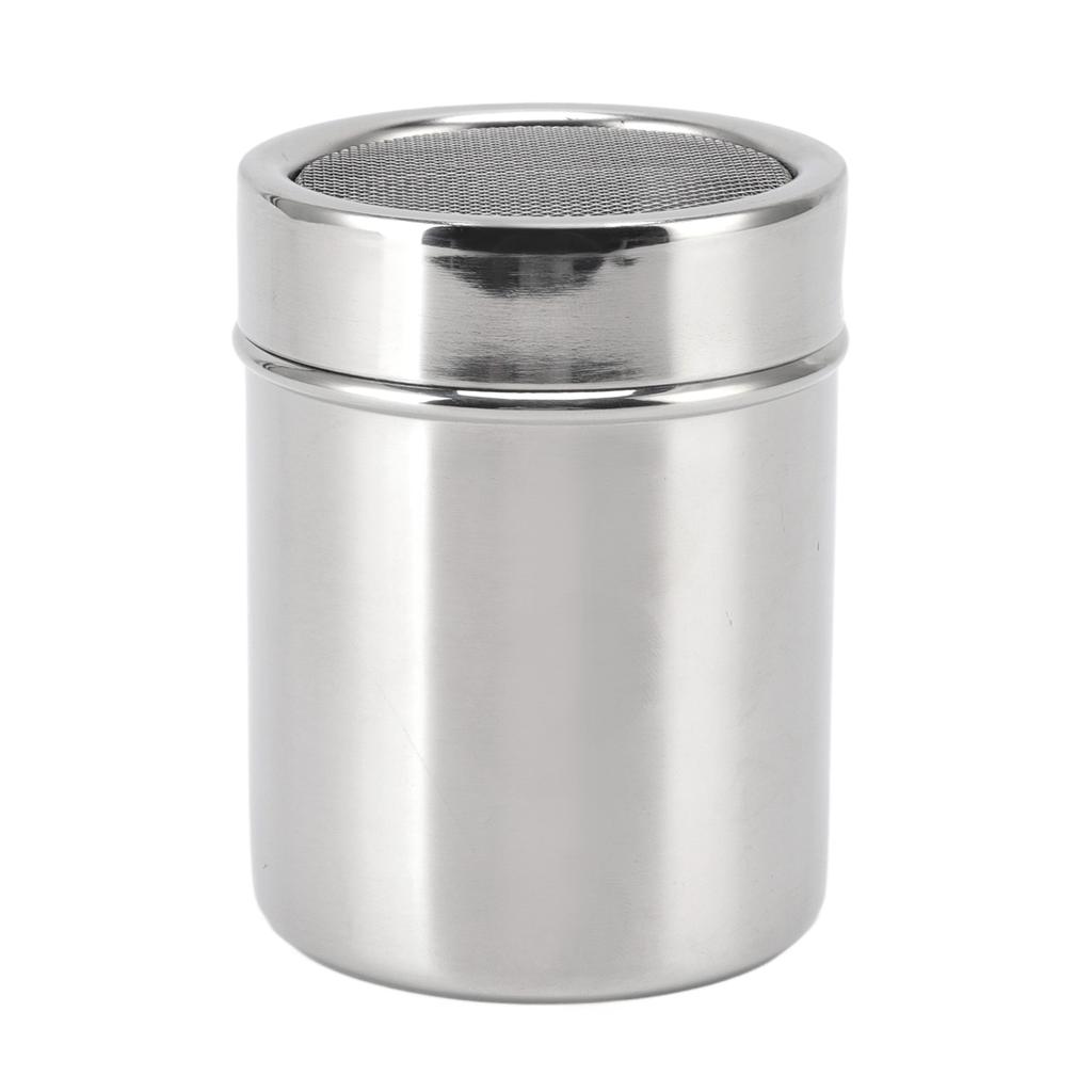 Sugar Shaker Food Grade Stainless Steel Durable Rustproof Widely Used Powder Dispenser for Salt Sugar Pepper