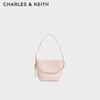 Набор: Сумка-ведро CHARLES & KEITH с стеганой отделкой и цепочкой