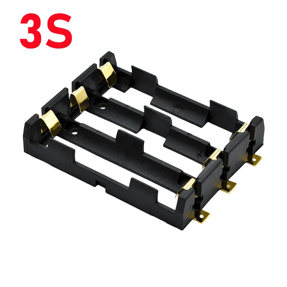 18650 SMT Battery Holder Battery Holder Clip Storage Case With Bronze Pins Rechargeable Battery Storage Box SMT 1X 2X 3X 4X